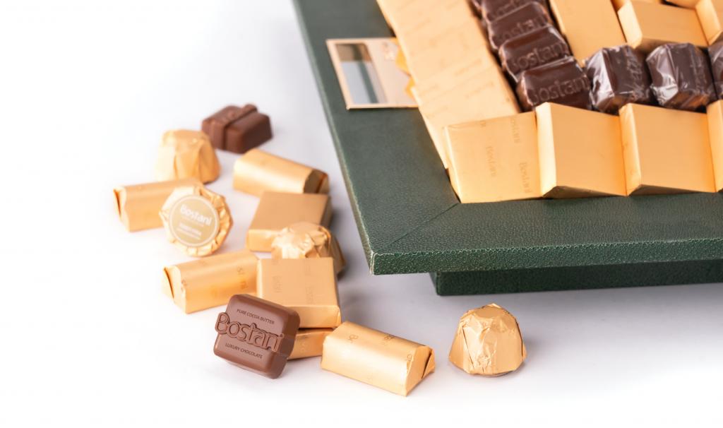 Rectangle Leathered Tray Dark Green (Medium)