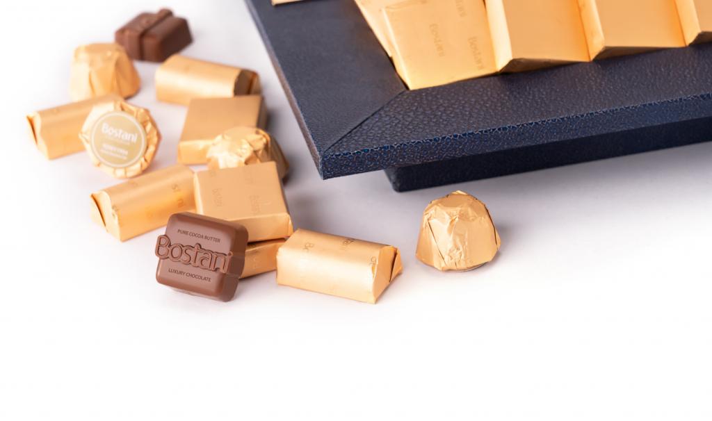 Rectangle Leathered Tray Dark Blue (Medium)