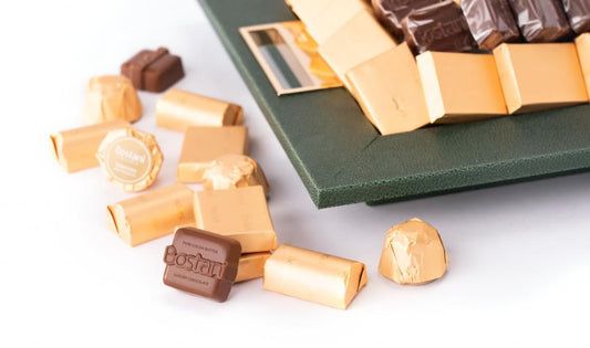 Rectangle Leathered Tray Dark Green (Small)