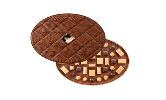 Oval Leather Box (Large)