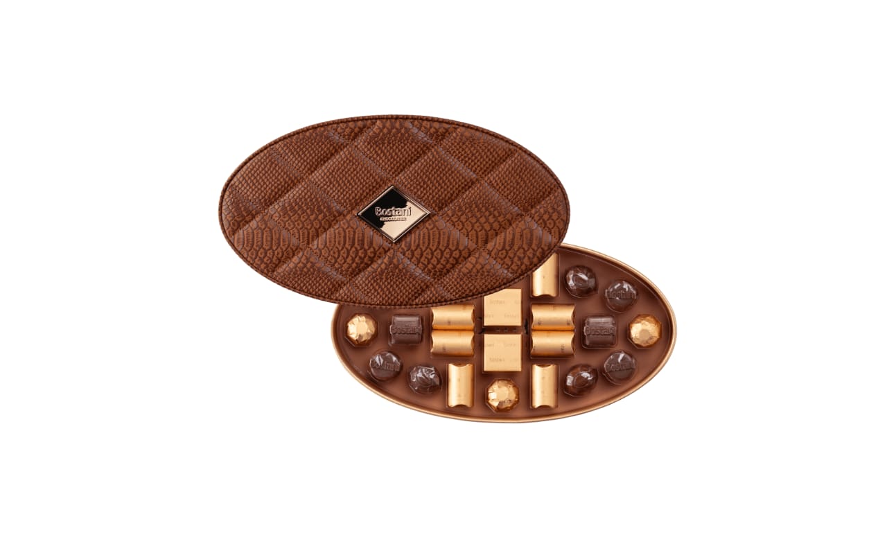 Oval Leather Box (Small)