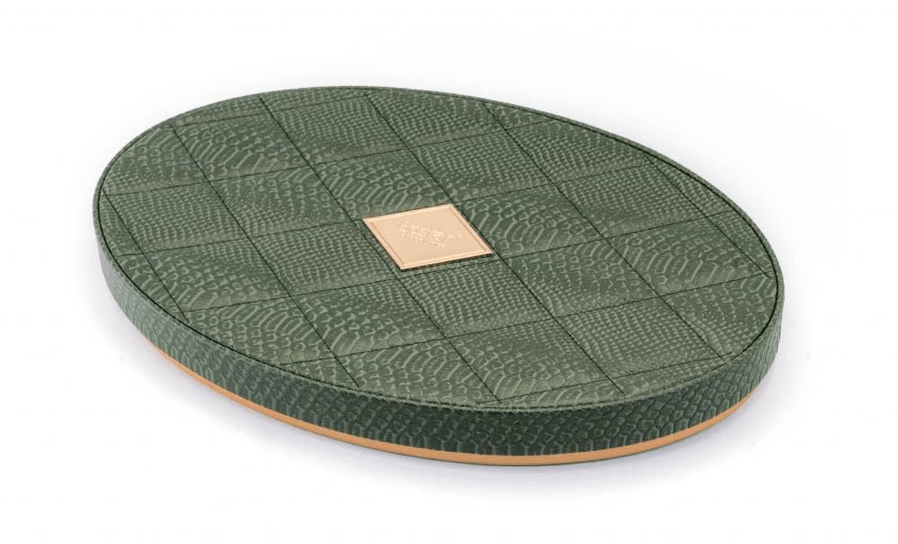 Oval Leather Box (Large)