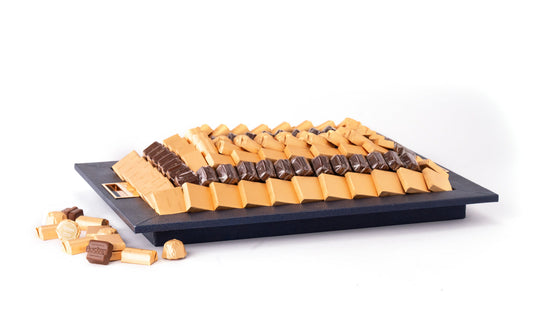 Rectangle Leathered Tray Dark Blue (Medium)