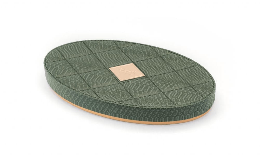 Oval Leather Box (Small)