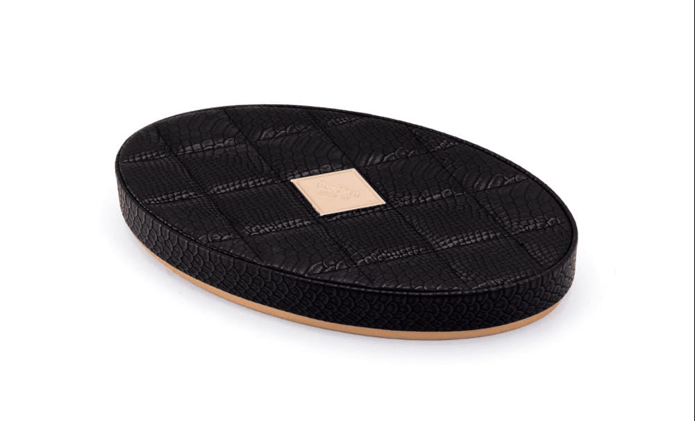 Oval Leather Box (Small)