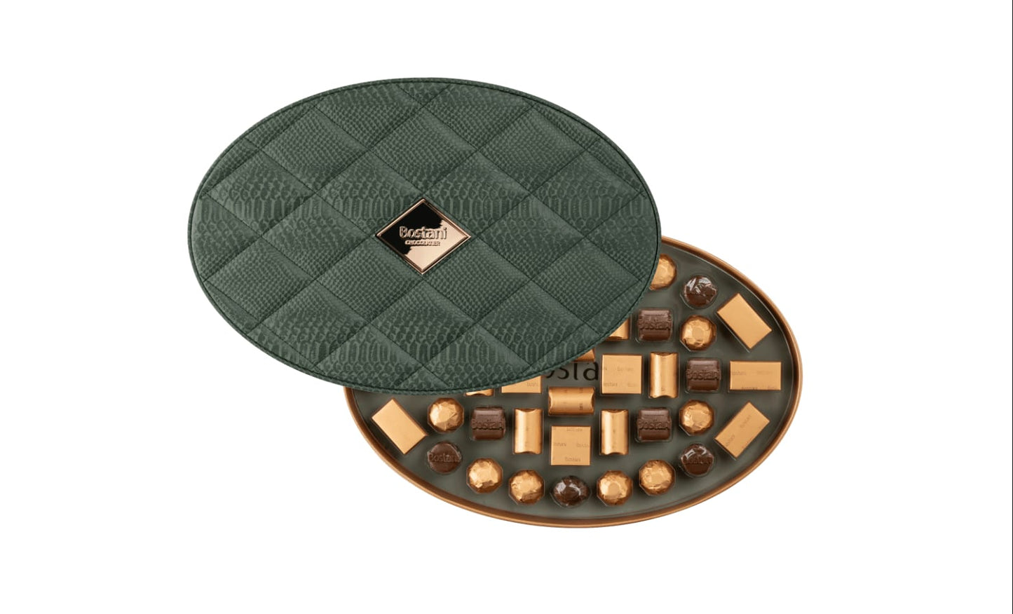 Oval Leather Box (Large)