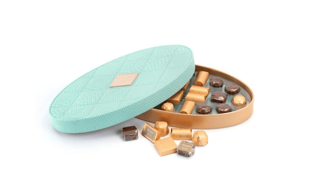 Oval Leather Box (Small)