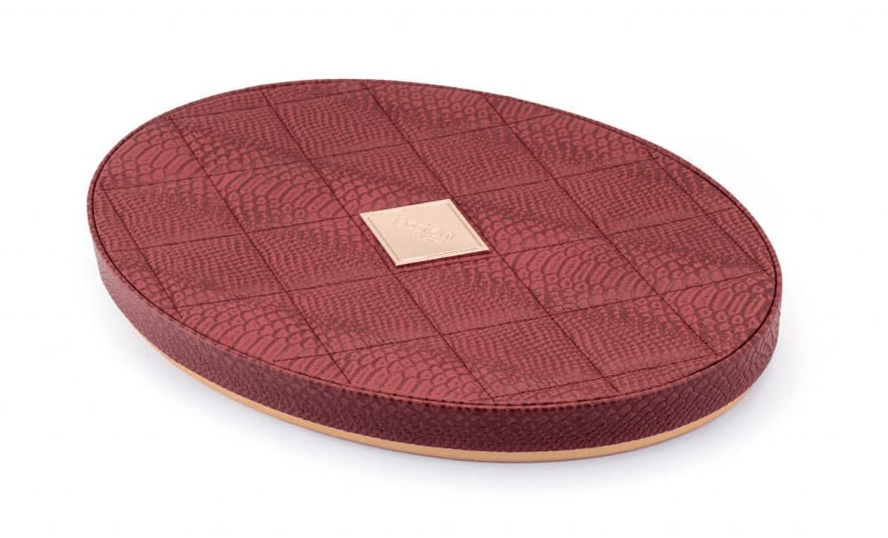 Oval Leather Box (Large)