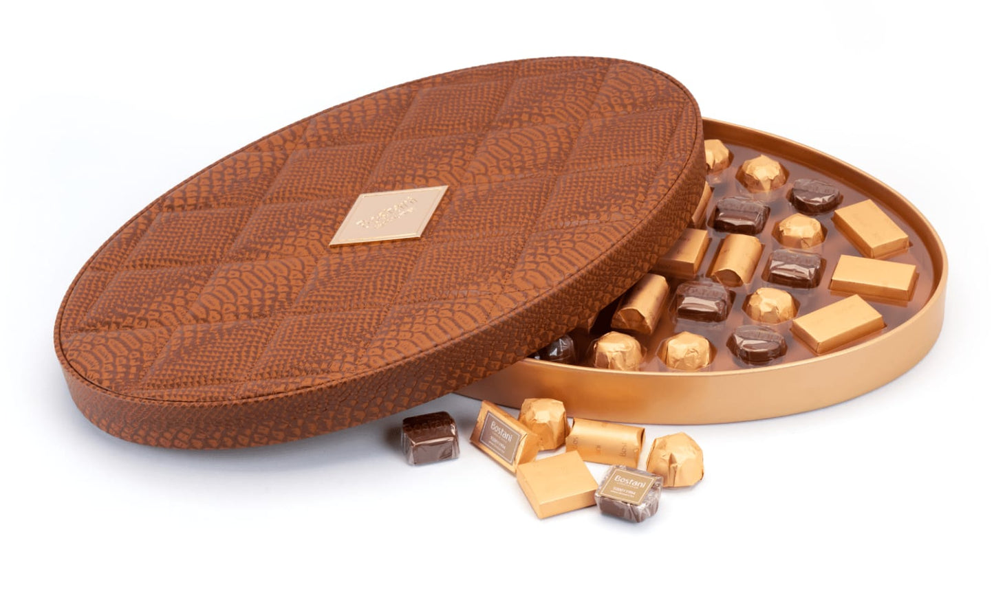 Oval Leather Box (Large)