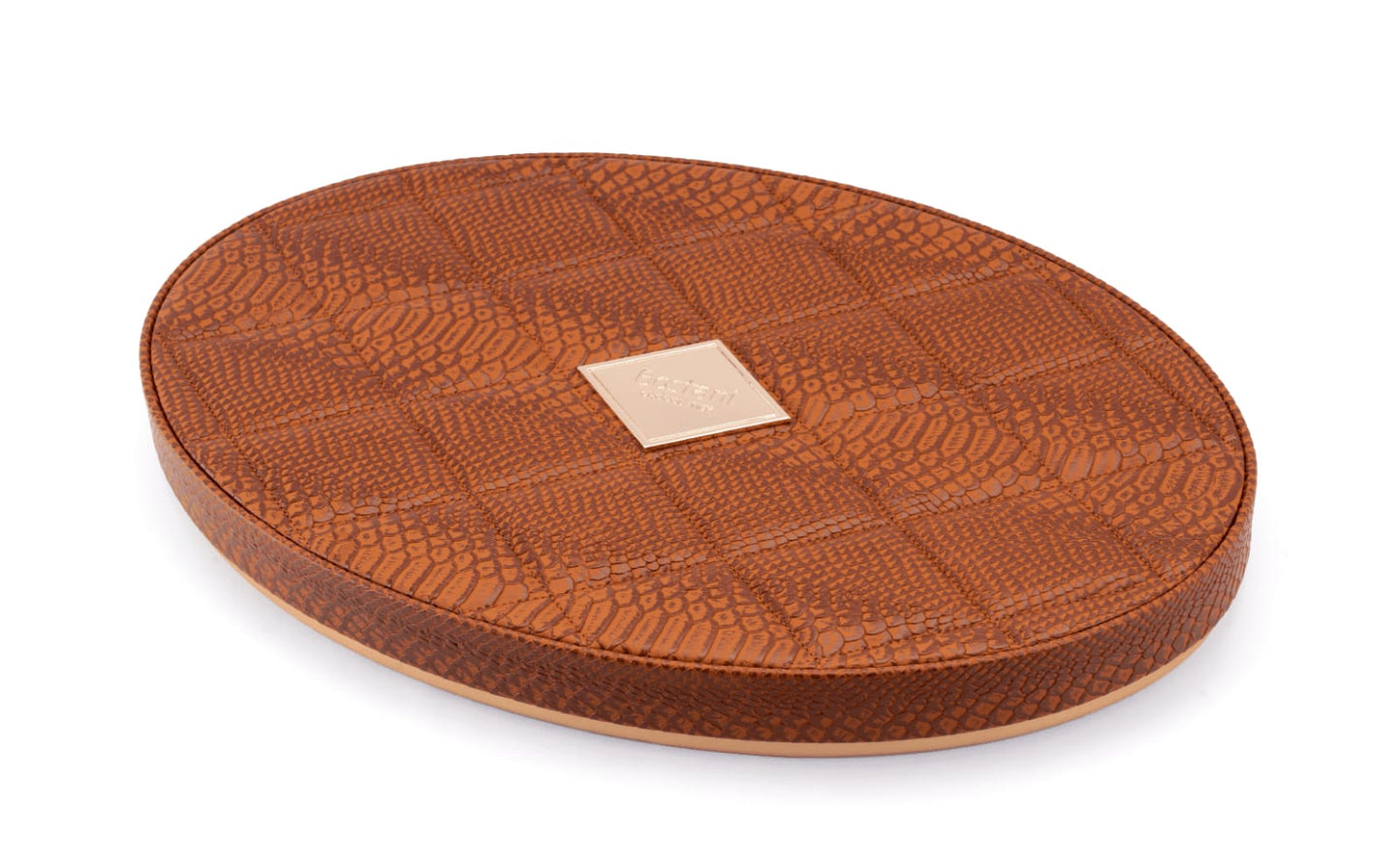 Oval Leather Box (Large)