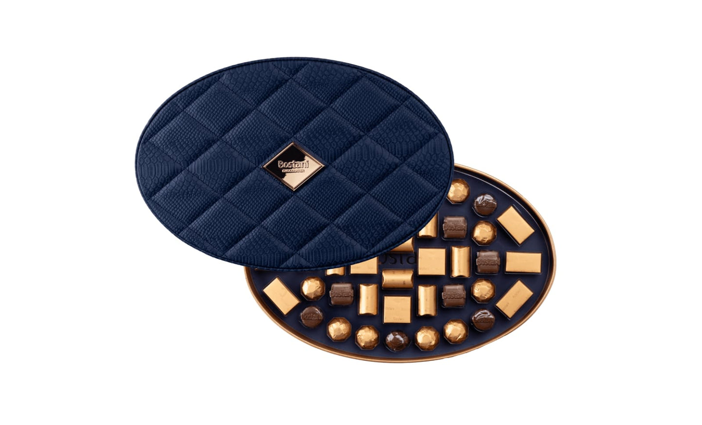 Oval Leather Box (Large)