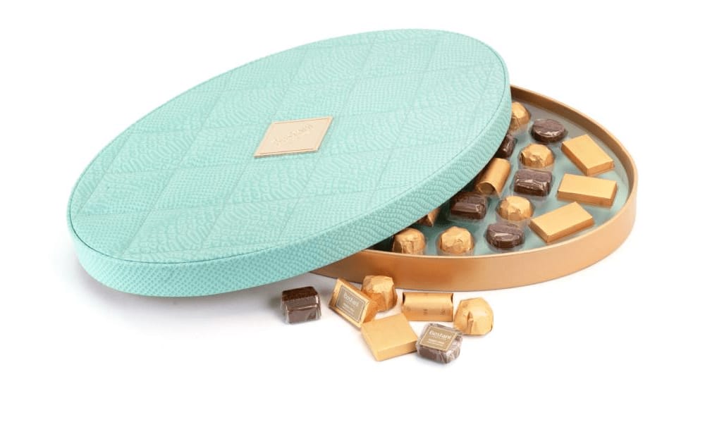 Oval Leather Box (Large)